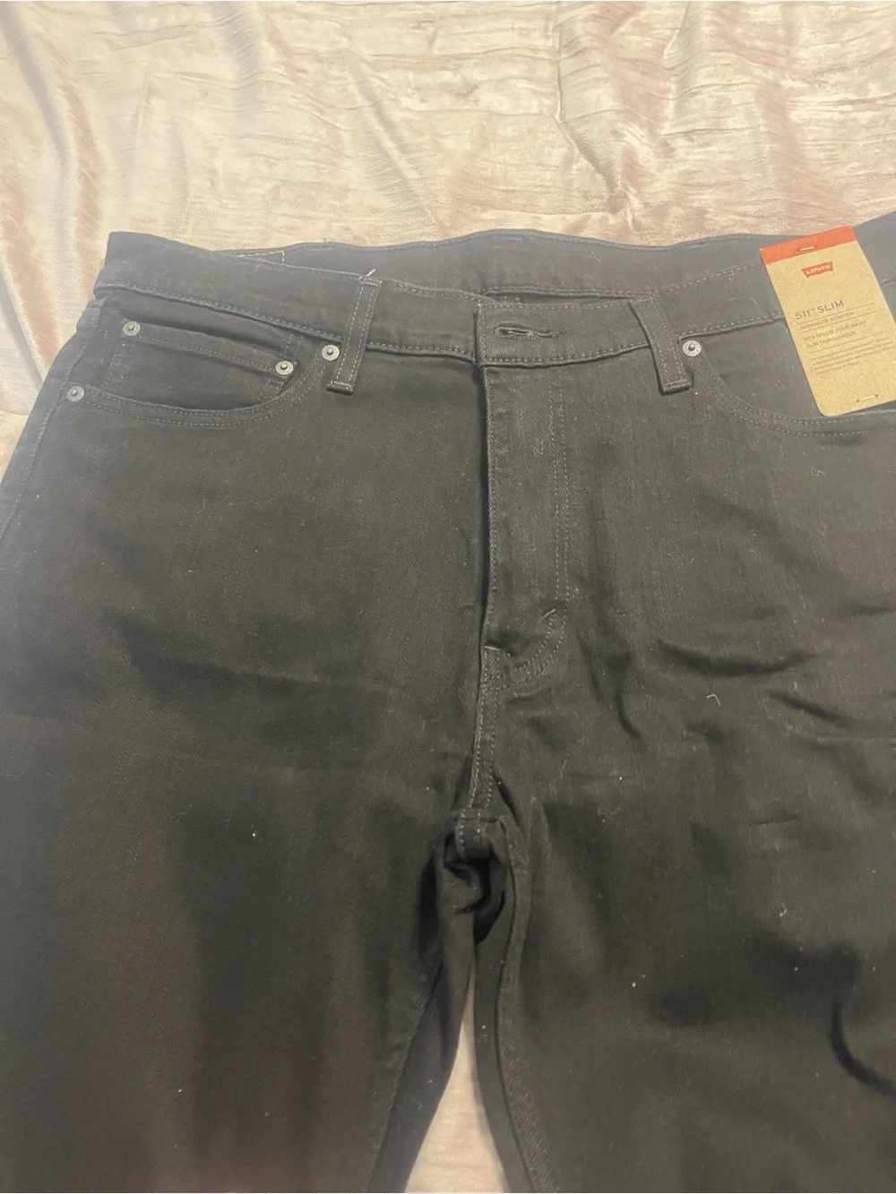 Levi's Black Slim Straight Men's Jeans
